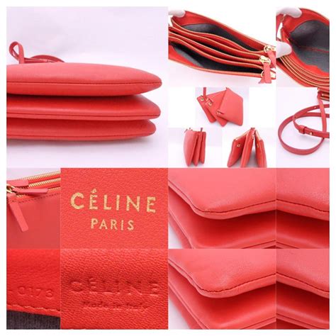 celine trio bag red|celine trio bag review.